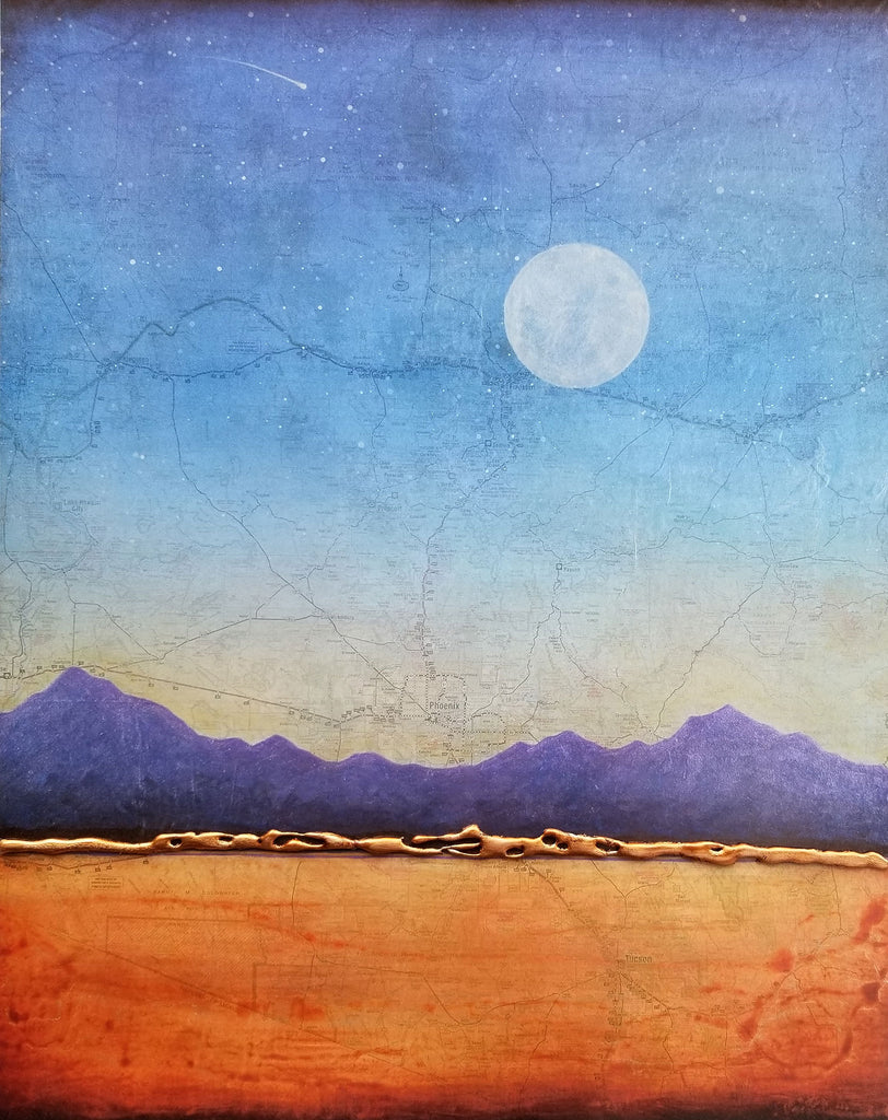 Arizona Full Moon (canvas wrap)