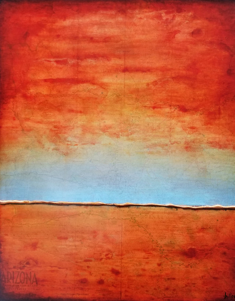 Arizona Minimalist Sunset (canvas wrap)