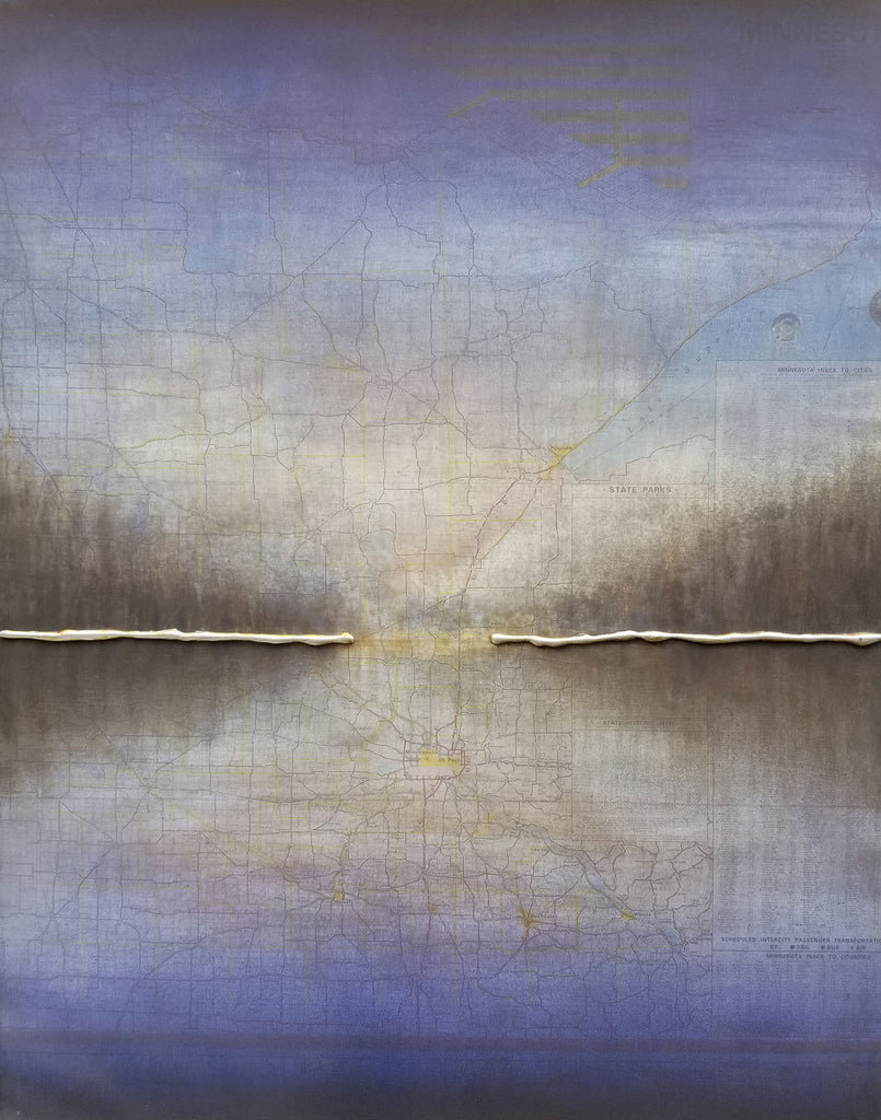 Minnesota Sunset Reflections (canvas wrap)