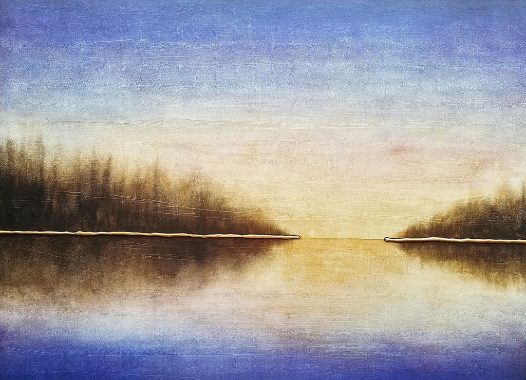 Sunset Reflections (canvas wrap)