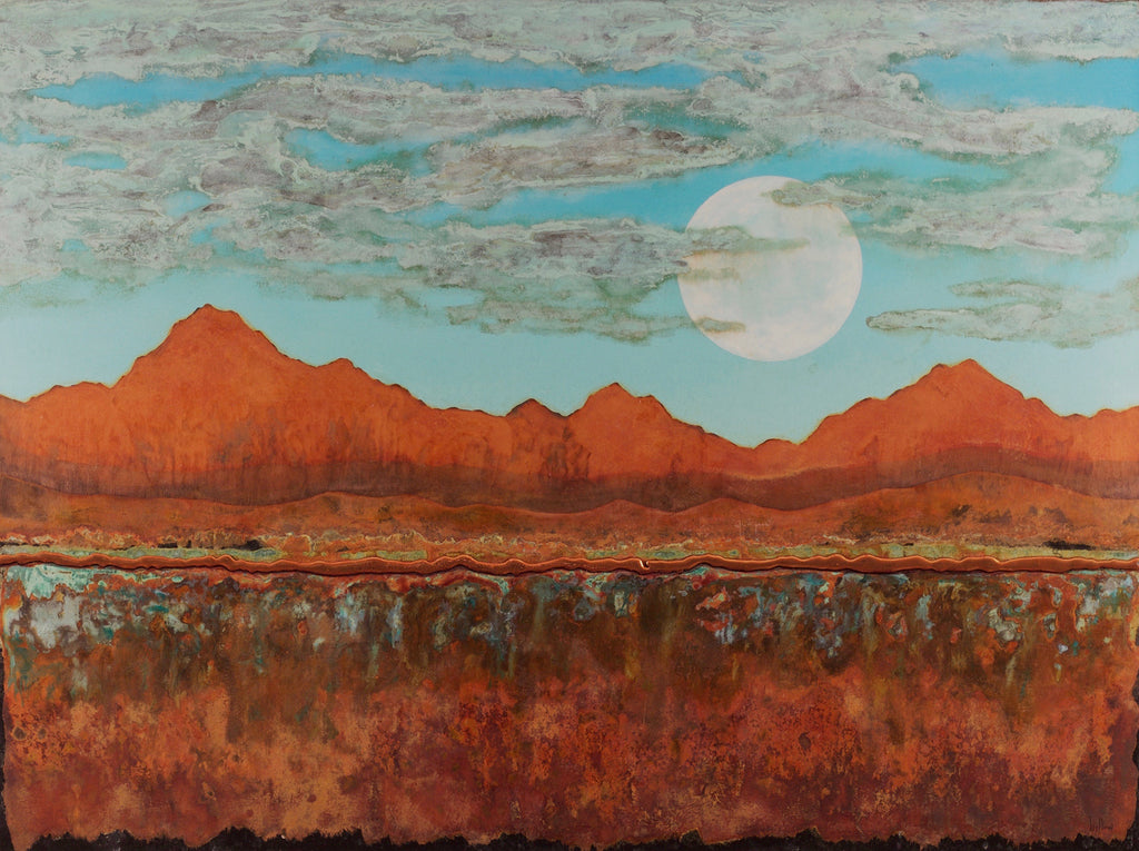Desert Sky Mountains (canvas wrap)