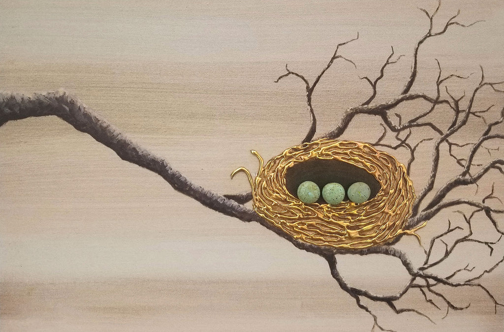 Bird's Nest Branch (canvas wrap)